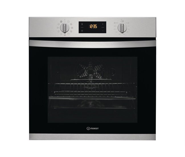 Forno elétrico INDESIT IFW3844 H IX multifunções 71 litros A+ Inoxidavel