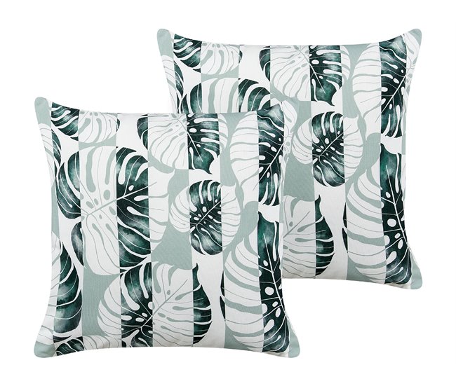 Beliani Almofada de jardim TERMINI 45x45 Verde