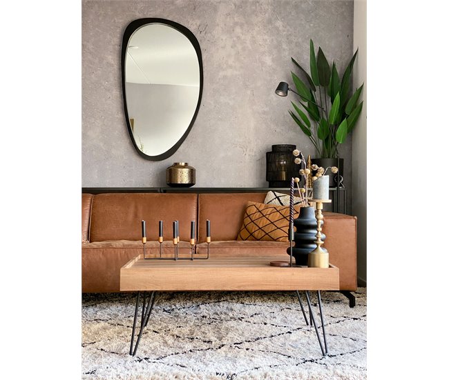 Beliani Candelabro BANGKA Preto