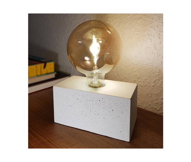 Candeeiro de Mesa Alberche Branco