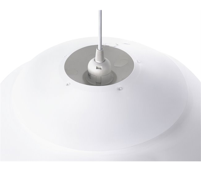 Beliani Candeeiro de tecto CONGO Branco