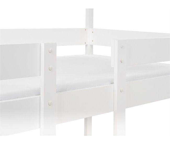 Beliani Beliche Pinho LABATUT 206x92 Branco