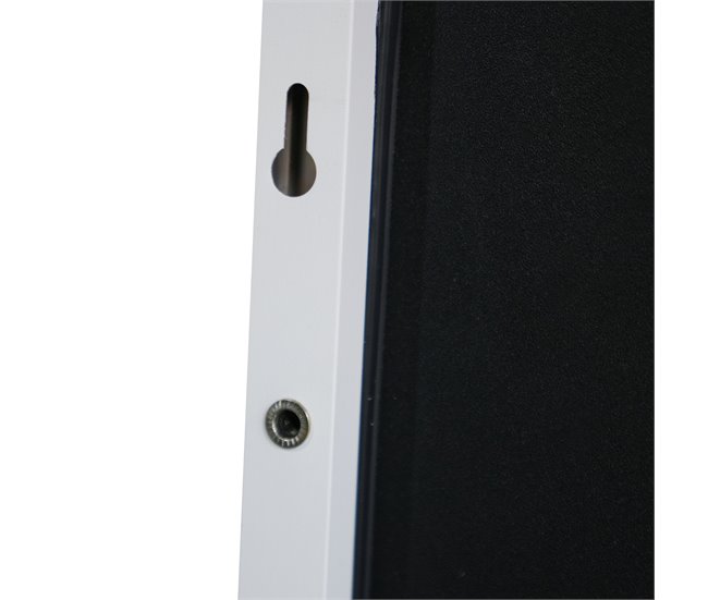 [en.casa] Espelho de porta Lesina com 2 ganchos de alumínio 120x37cm - Preto [en.casa] 37x2 Branco