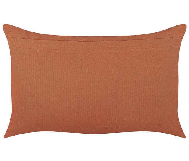 Beliani Almofada decorativa ORLAYA Laranja
