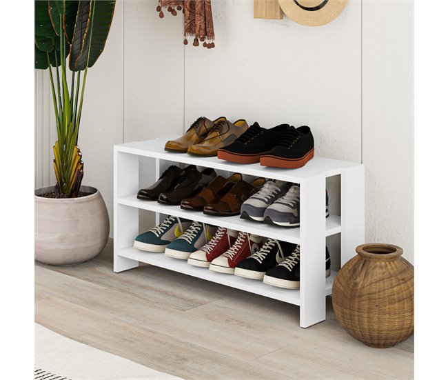 Banco para sapatos 84 Branco