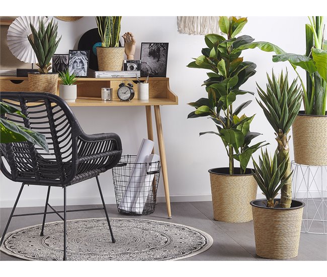 Beliani Planta artificial YUCCA Verde
