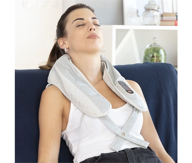 Massajador Elétrico Tapping com Golpes e Calor Tapping Cinza