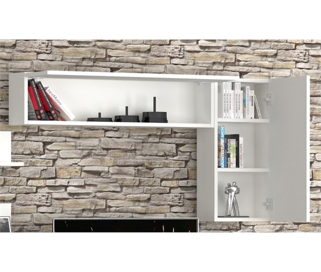 Compacto de TV VENUS cor branca 200cm Branco