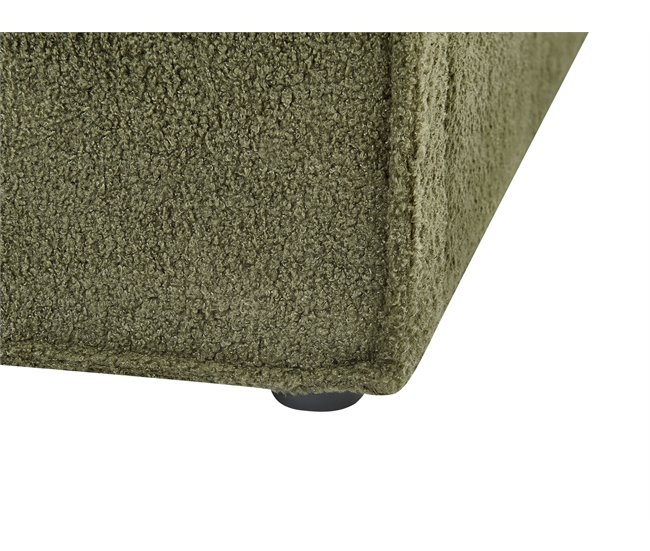Beliani Cama baú Bouclé MOISSAC 177x224 Bege