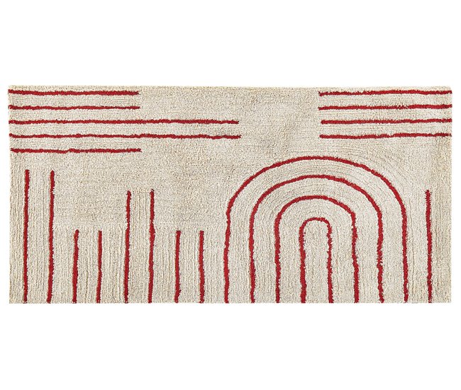 Beliani Pelos curtos TIRUPATI 80x150 Bege