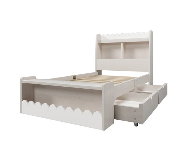 Camas individuais 98x230 Branco