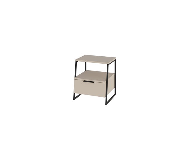 Mesa de cabeceira VELIA 50x45x40cm Creme