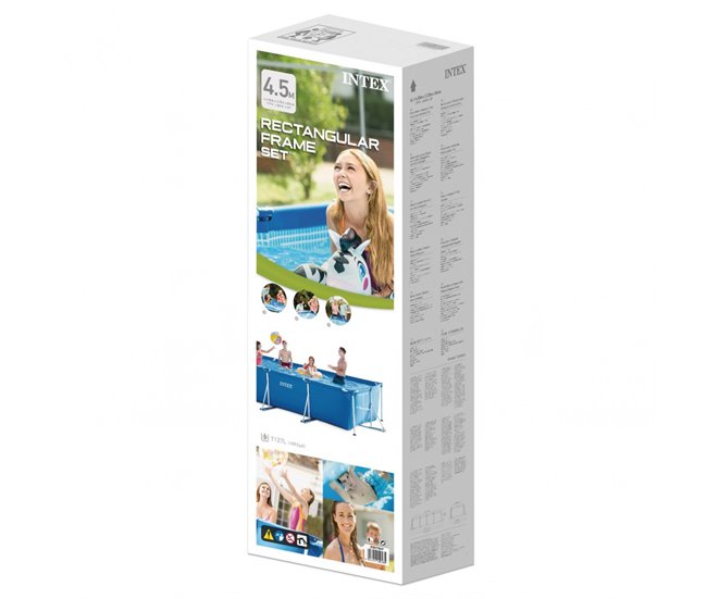 INTEX Piscina desmontável tubular de estrutura pequena 7127 litros Azul