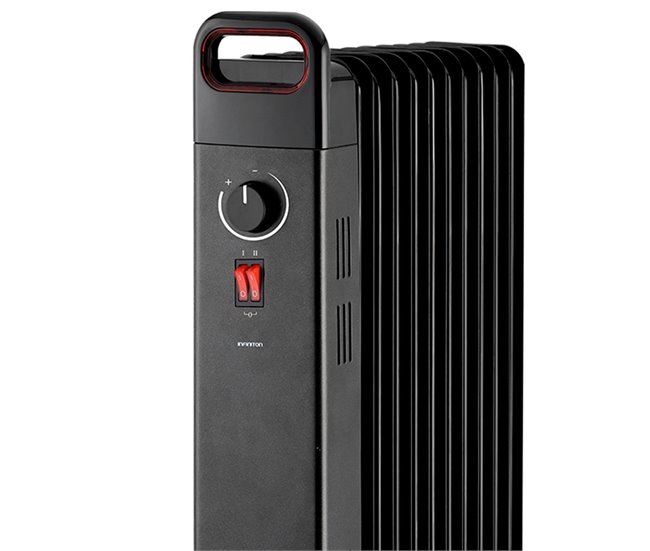 Radiador a óleo Infiniton HOR-N200 3 níveis de potência - 2000 W Preto