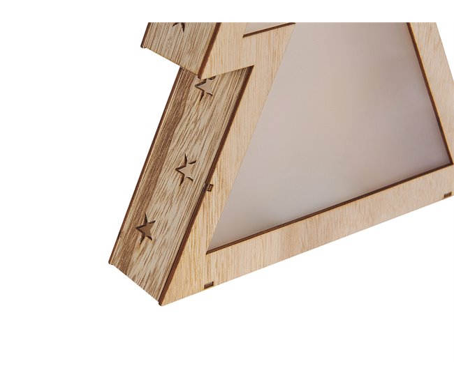 Beliani Figura decorativa JUVA Castanho