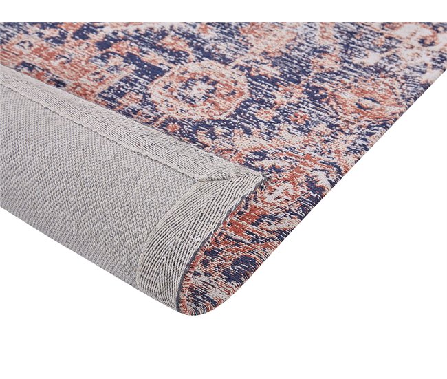 Beliani Pelos curtos KURIN 80x300 Azul