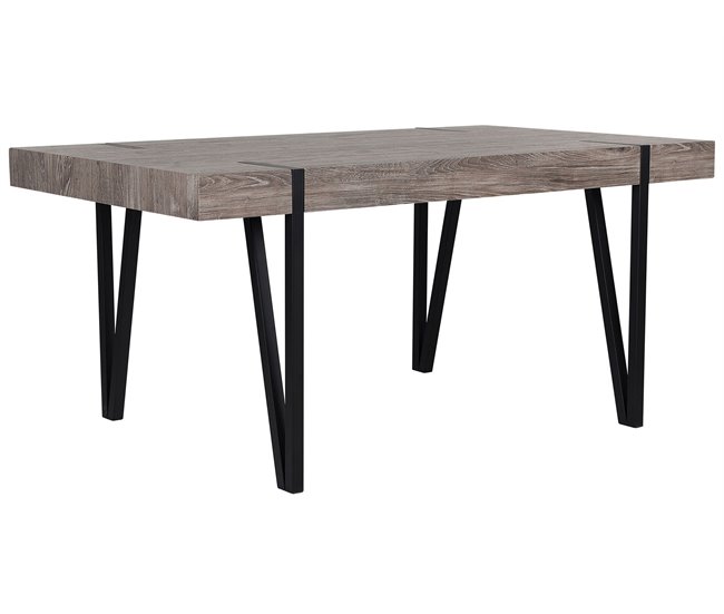 Beliani Mesa de jantar ADENA 90x180 Carvalho