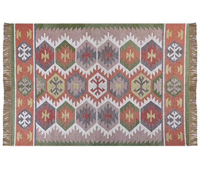 Beliani Entrelaçado SAHBAZ 160x230 Multicor