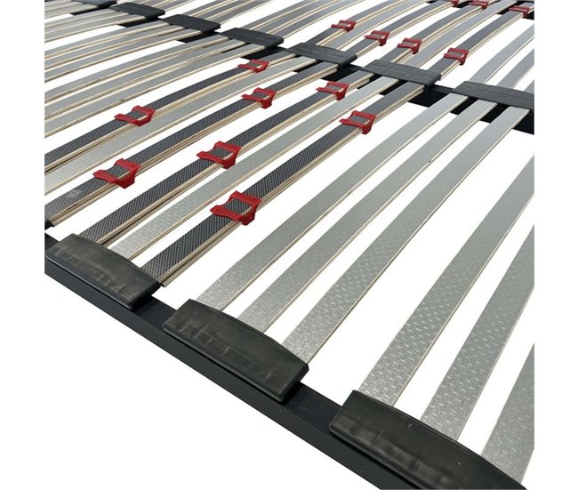 Base de cama em tubo multi-ripas XL mm ripas de faia 