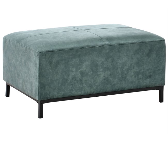 Beliani Reposapiés OSLO Azul/ Verde