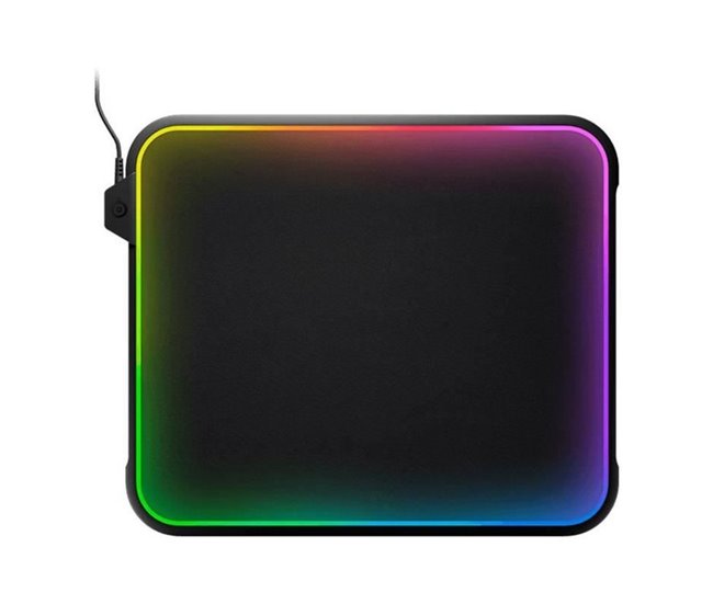 Tapete de Rato Gaming QcK Prism Cloth RGB Multicor