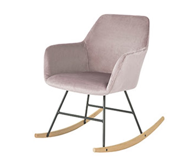 Poltrona de balanço FST68-P SoBuy Rosa