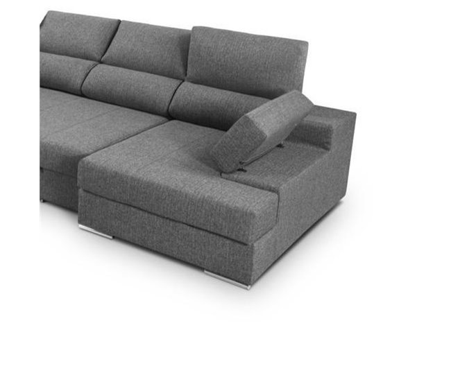 Sofá de canto com cama BARI Antracite