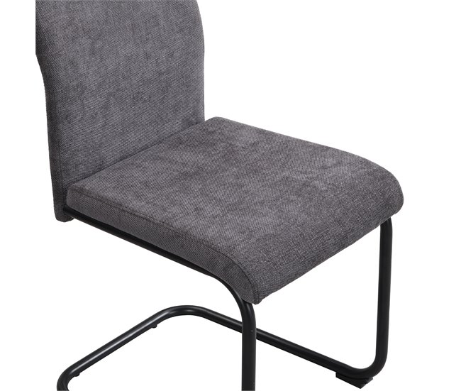 Conjunto de 4 cadeiras TONI  Cinza Escuro