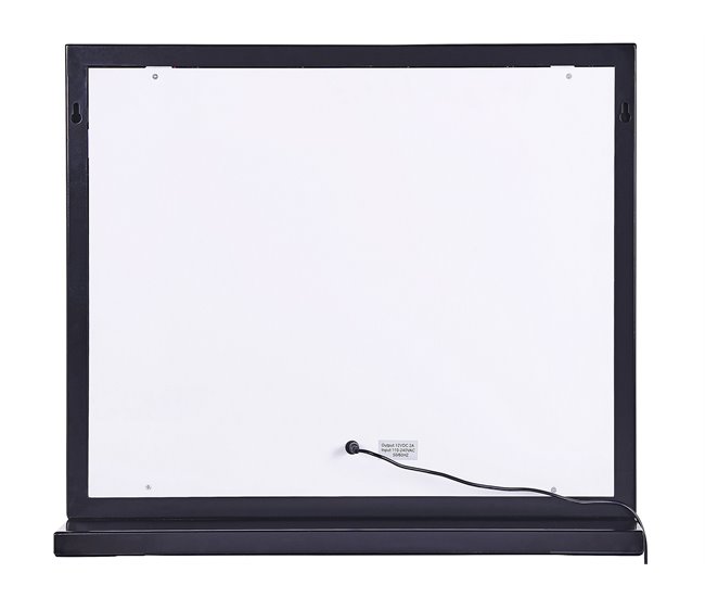 Beliani Espelho de maquilhagem BEAUVOIR 60x2 Branco