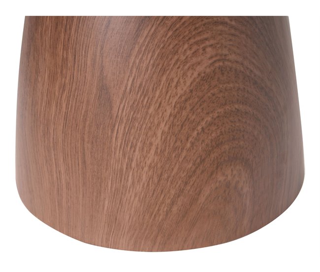 Beliani Mesa de apoio WALLIS 41x41 Castanho