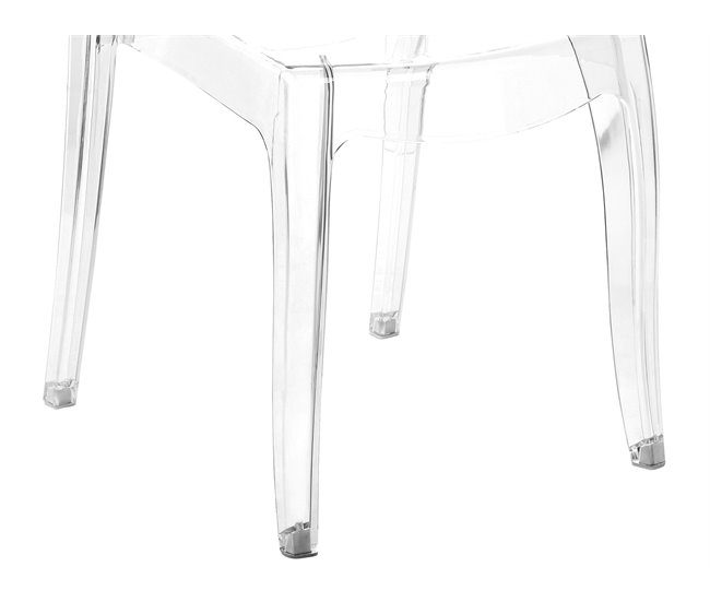 Beliani Cadeiras para eventos WESTBRIDGE Transparente
