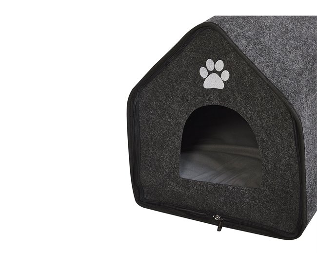 Beliani Cama para animais de estimação JANGI Cinza Escuro