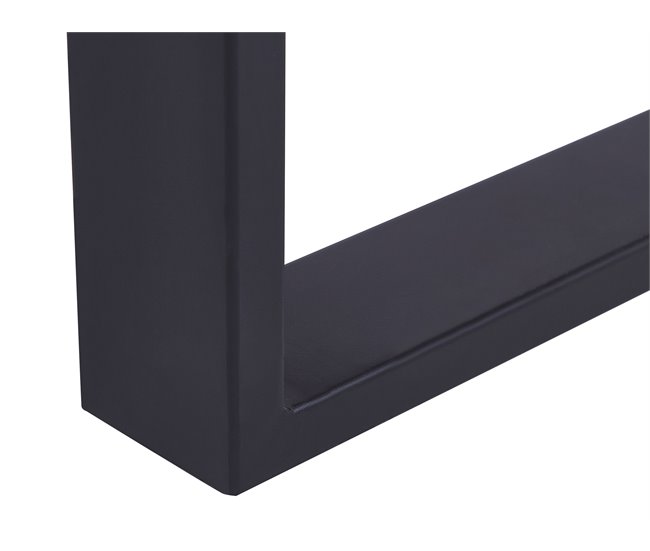 Beliani Mesa de jantar GREYTON 68x118 Castanho
