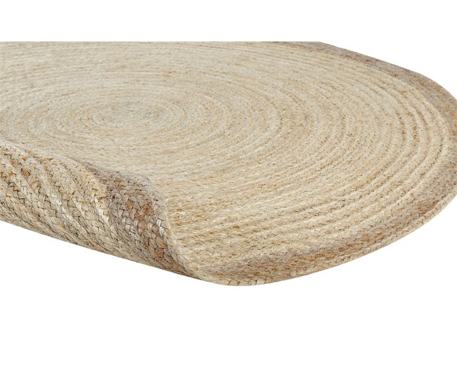 Beliani Entrelaçado MENEMEN 120x120 Bege