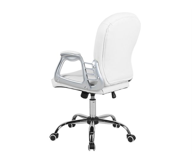Beliani Cadeira de escritório PRINCESS Branco