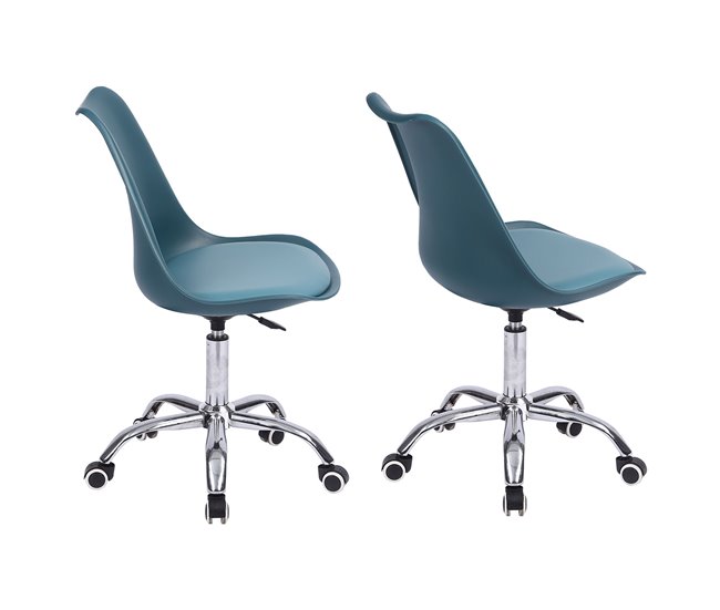 ANNE cadeira de escritório regulável em altura Azul