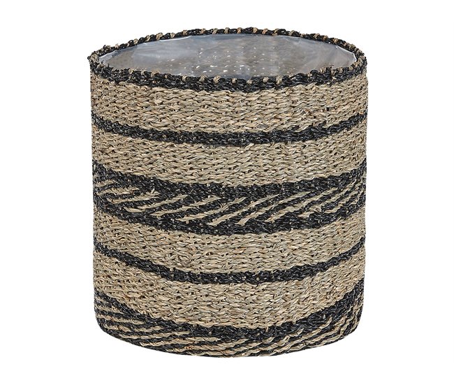 Beliani Conjunto de 3 vasos para plantas RASBORA Bege