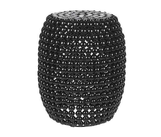 Beliani Mesa de apoio UHANA 62x62 Preto