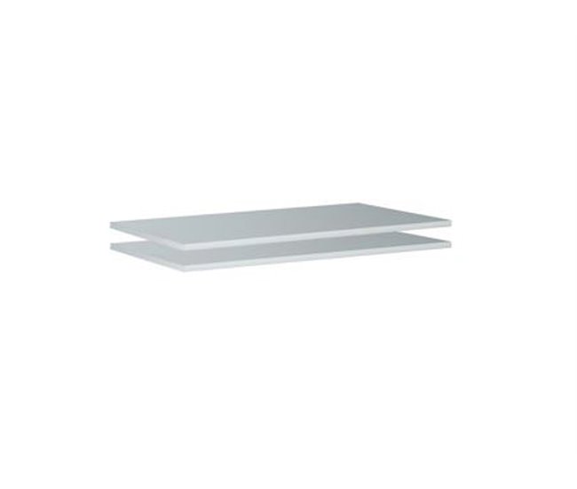 Set 2 prateleiras para roupeiro SYSTEMA Branco