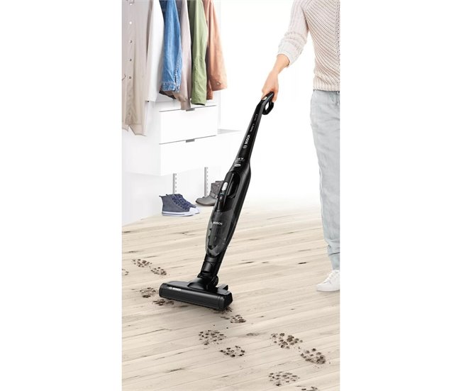 Aspirador com espanador sem bolsa sem fios BCHF216B Preto