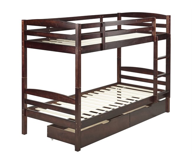 Beliani Beliche Pinho REGAT 97x208 Castanho