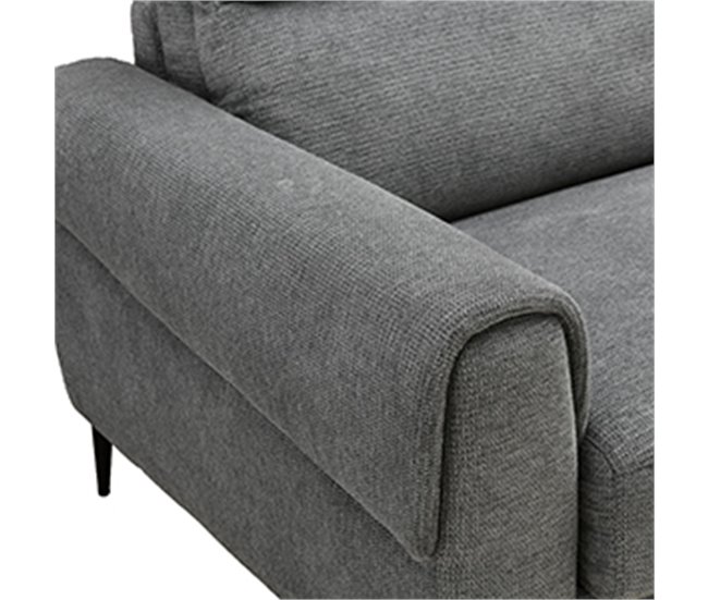 Chaise longue com cama ELIA Cinza