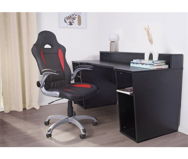 Cadeira gaming ANNA Preto/ Vermelho