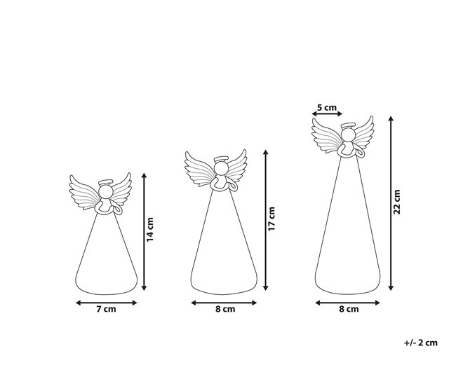 Beliani Acessório decorativo KITTILA Branco