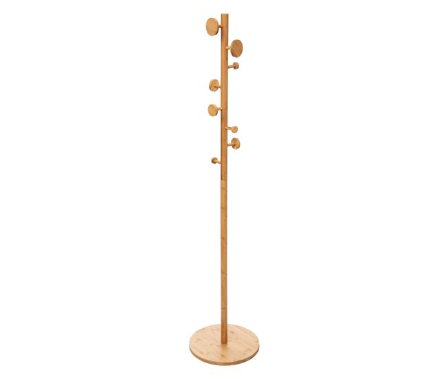 Cabide de pé com 8 cabides Castanho