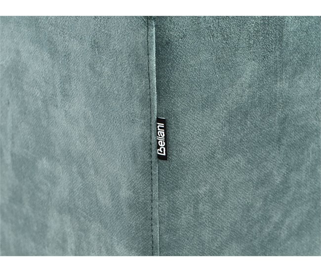 Beliani Reposapiés OSLO Azul/ Verde