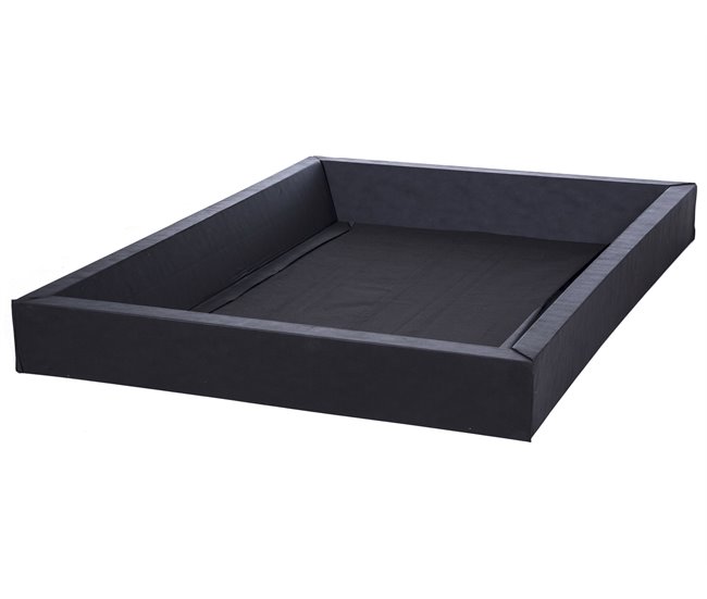 Beliani Cama de água Poliéster ROISEL 181x226 Creme
