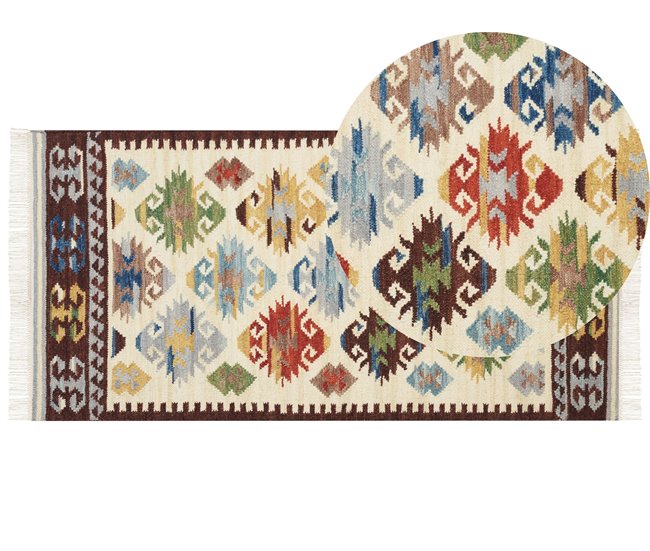 Beliani Kilim AKNALICH 80x150 Multicor