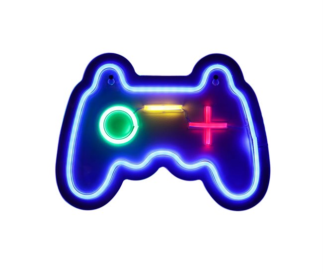 Aplique CONTROLLER NEON L led RGB 5W 22cm marca CONFORAMA Preto