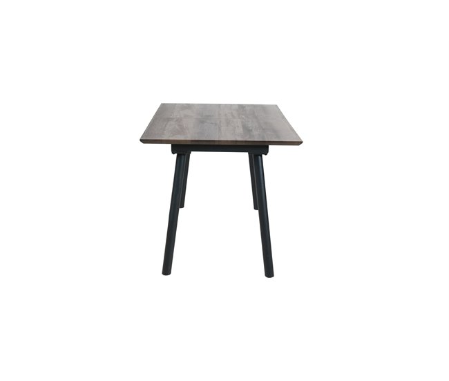 Conjunto de mesa e quatro cadeiras LOTTO wengué Wengue
